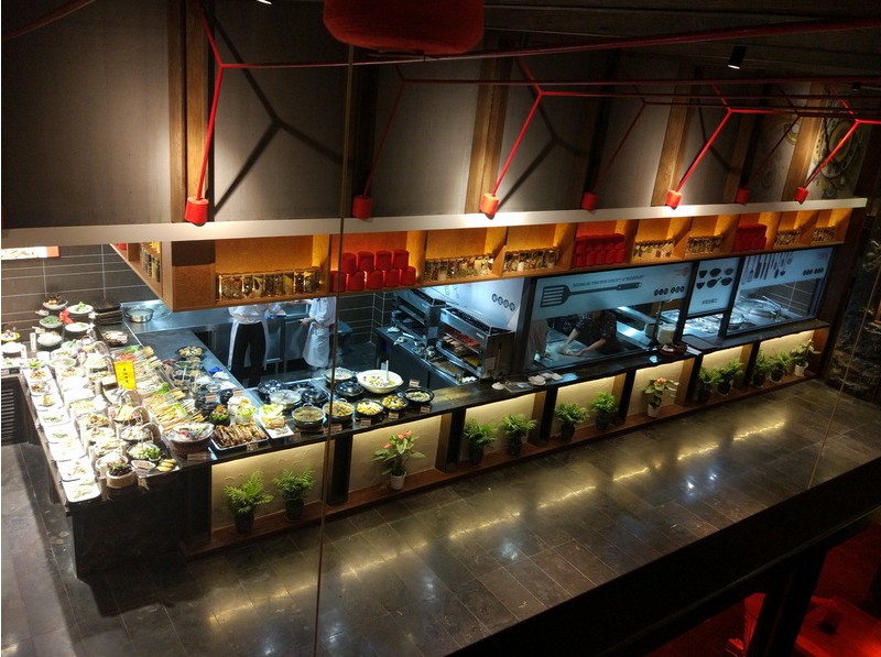 餐飲開放式廚房如何設(shè)計？開放式廚房效果圖